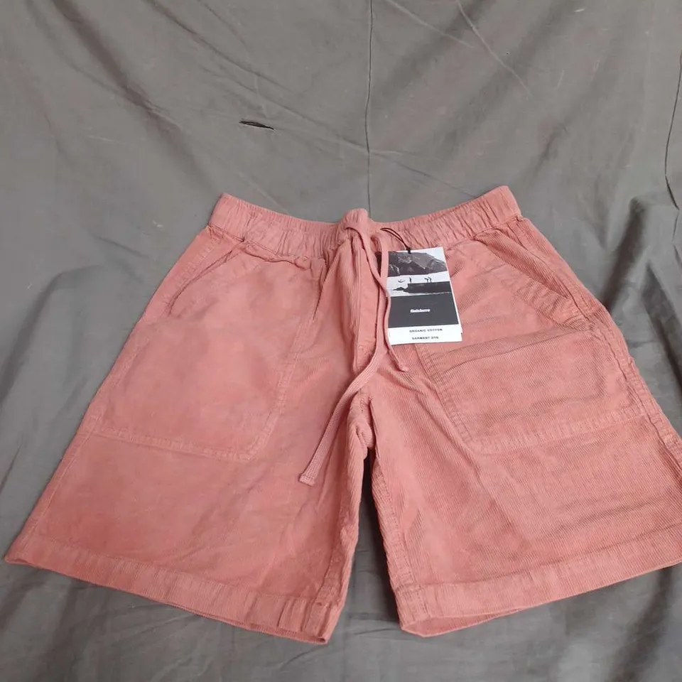 FINISTERRE JETTY CORD SHORTS IN CLAY SIZE 32W