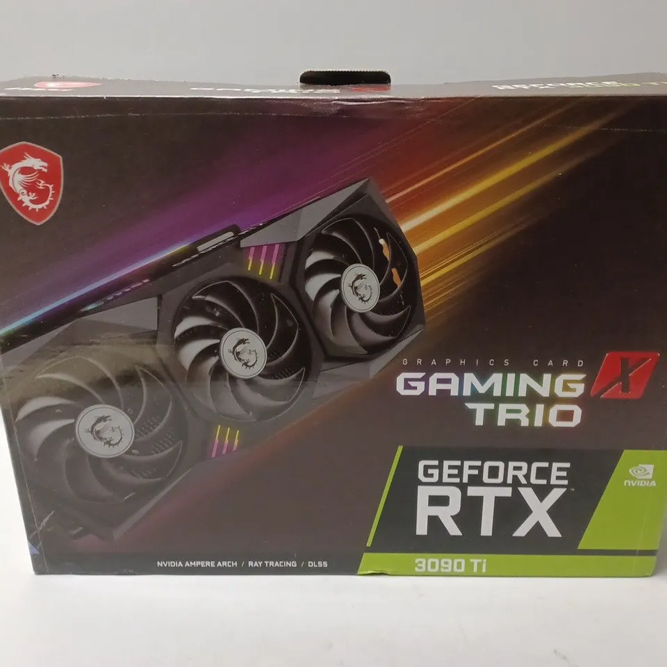 BOXED MSI GEFORCE RTX 3090 TI GRAPHICS CARD