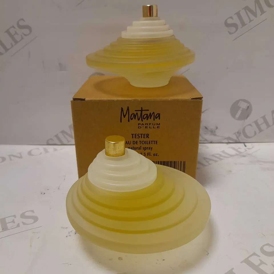 LOT OF 2 X 75ML MONTANA D'ELLE EAU DE PARFUM TESTERS 