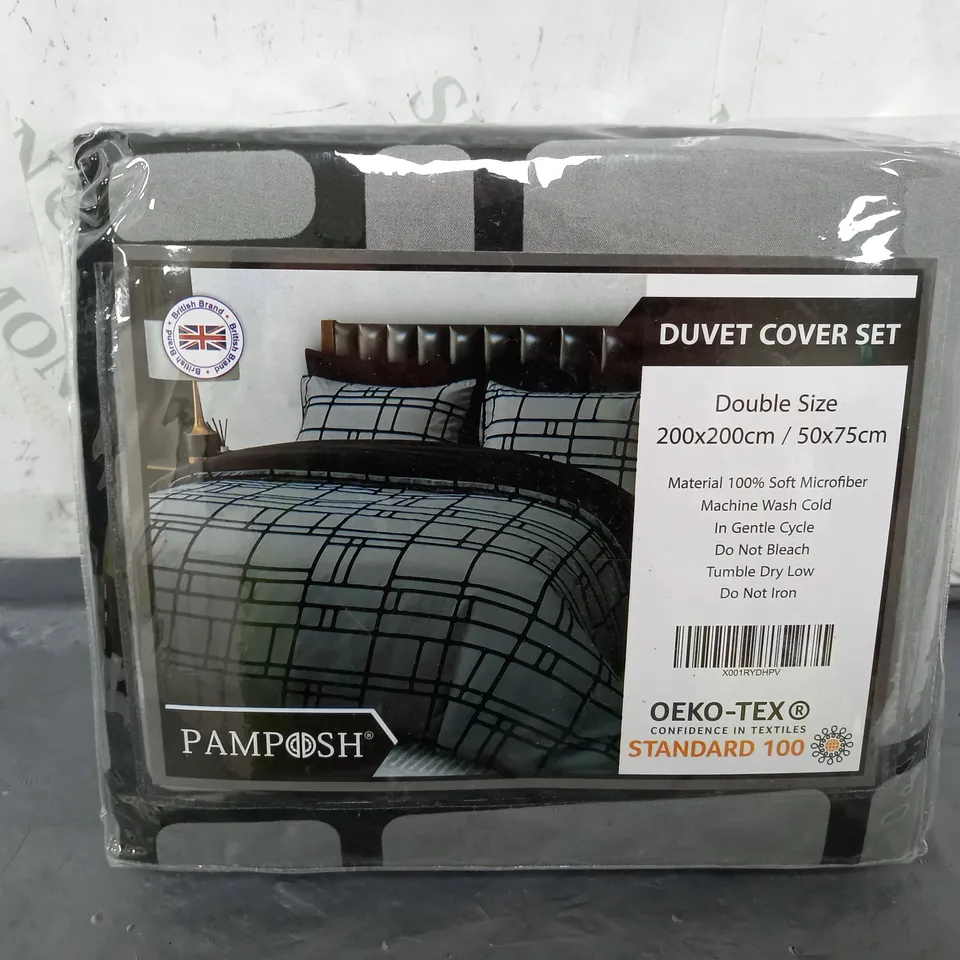 PAMPOSH DUVET COVER SET - DOUBLE
