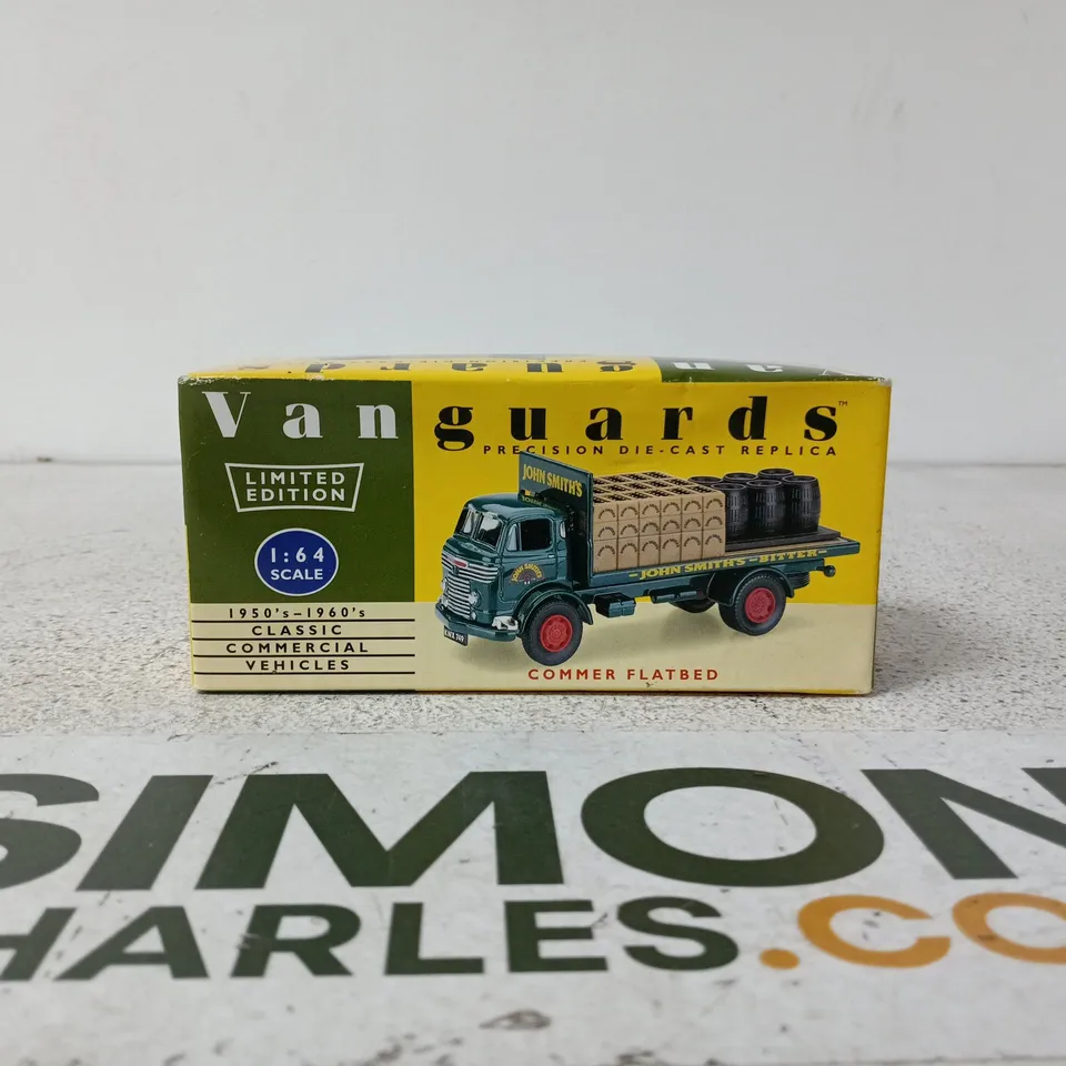 VANGUARDS 1:64 SCALE COMMER FLATBED TRUCK 1950'S - 1960'S – LIMITED EDITION MODEL