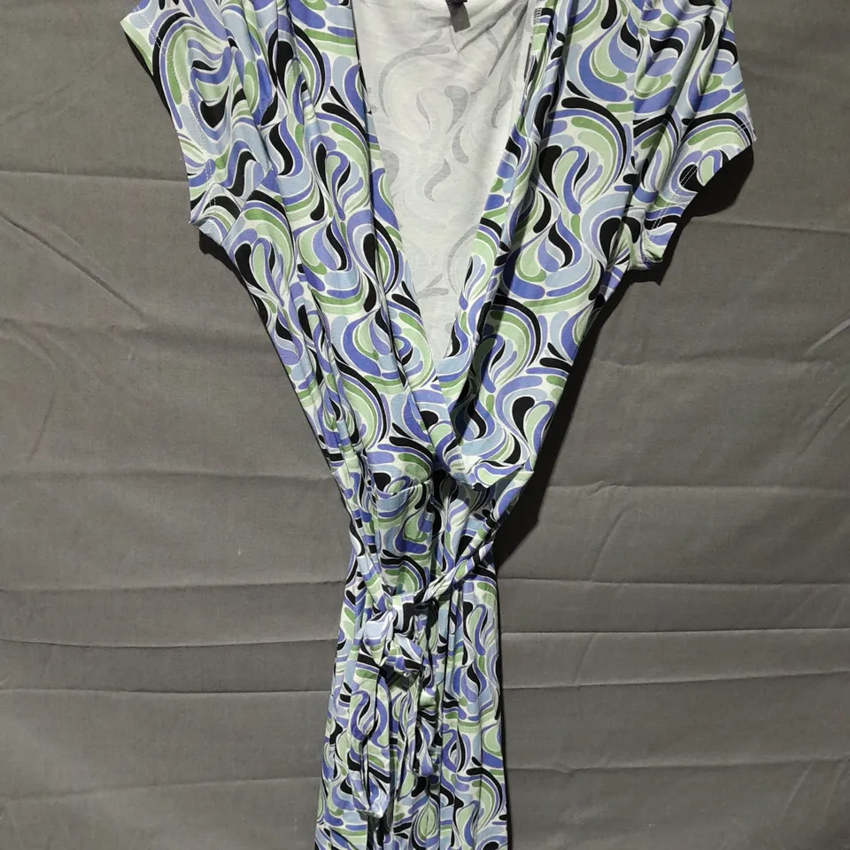ROMAN PETITE WRAP DRESS SIZE 12 