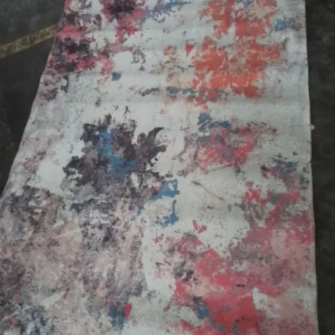 DESIGNER RUG VARIED COLOURS 172X114CM