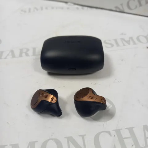 JABRA ELITE 65T EARBUDS - PASSIVE NOISE CANCELLING BLUETOOTH EARPHONES - COPPER BLACK