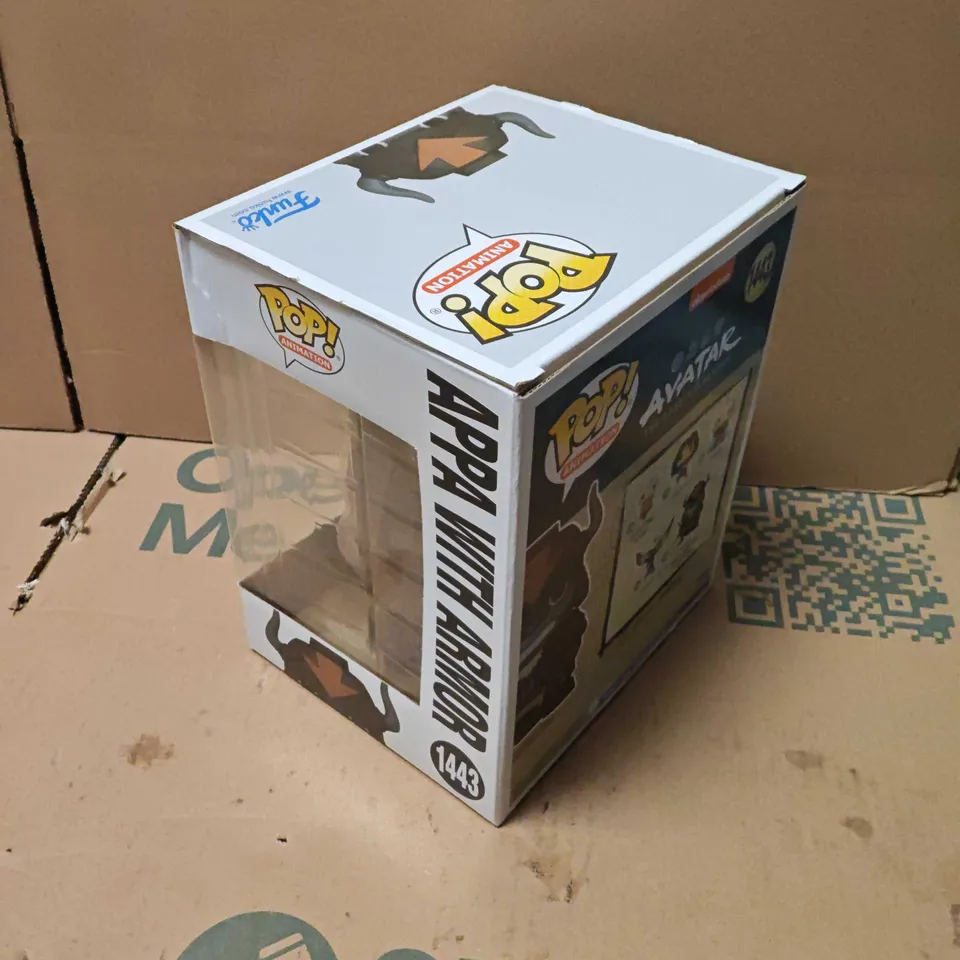 FUNKO POP! AVATAR: THE LAST AIRBENDER – APPA WITH ARMOR VINYL FIGURE (1443) – BOXED