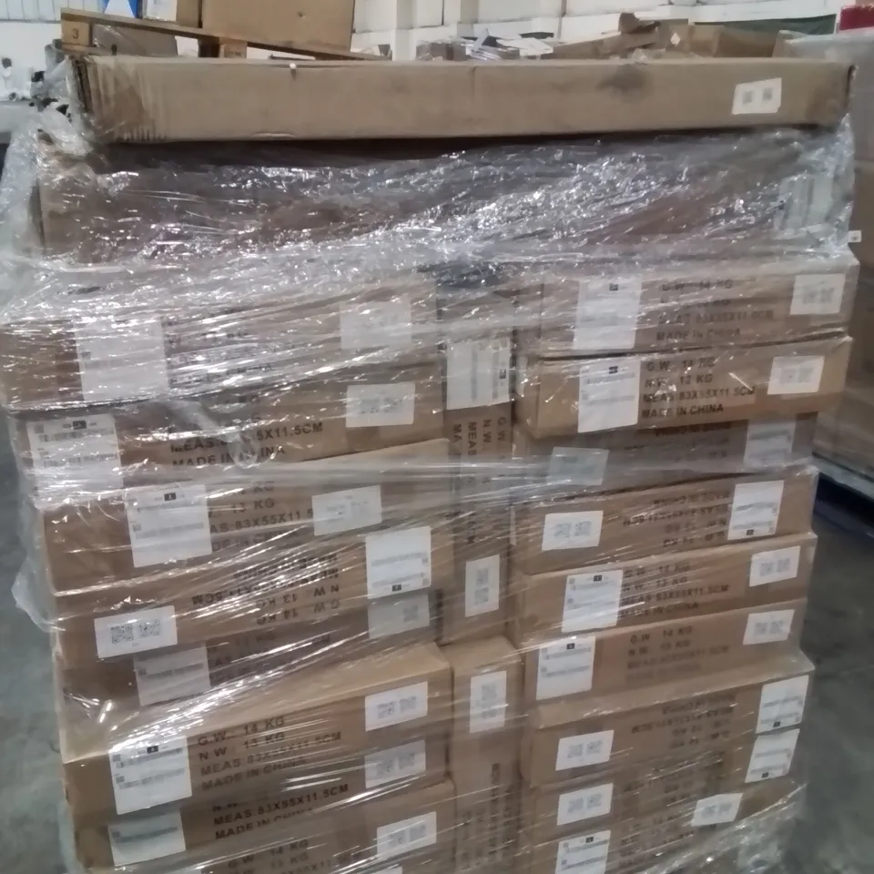 PALLET CONTAINING LARGE QUANTITY OF BEDSIDE TABLES