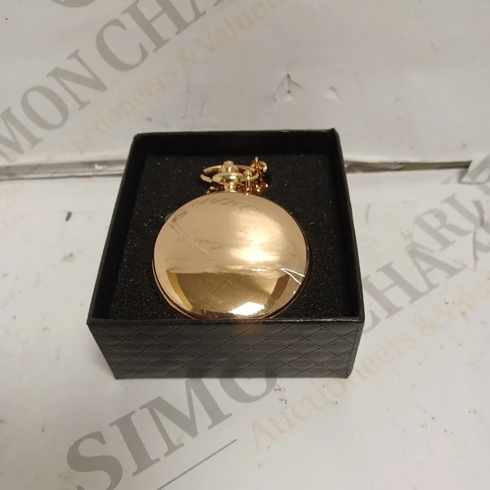 MENS EDISON POCKET WATCH WITH CHAIN – BRAND NEW IN BOX
