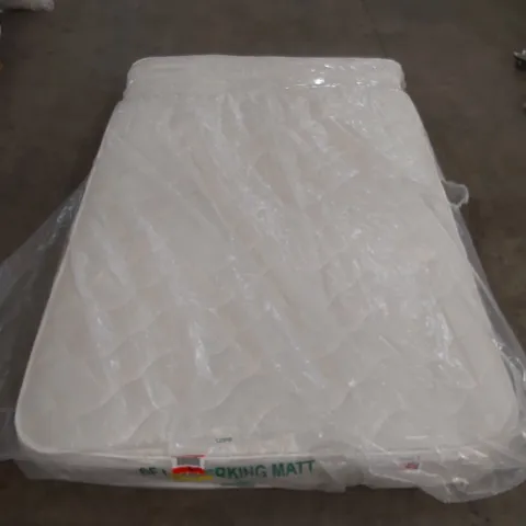 QUALITY BAGGED WHITE NOISE UK MADE SUPPORT 120CM SMALL DOUBLE MATTRESS