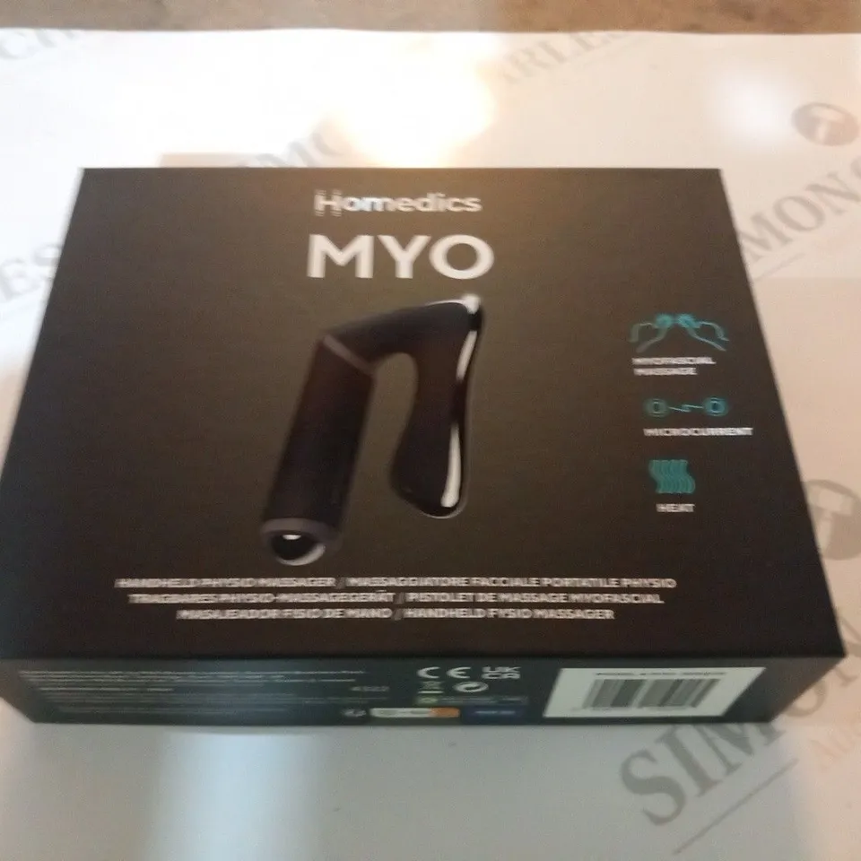 BOXED HOMEDICS MYO HANDHELD PHYSIO MASSAGER 