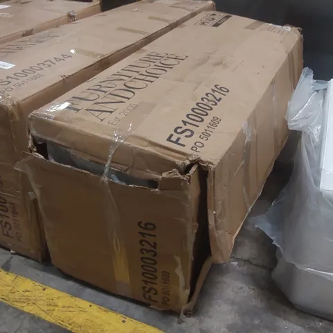 BOXED LOREN 2 SEATER SOFA, SLATE GREY CLASSIC PLUSH FABRIC