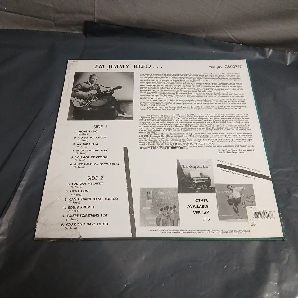 I'M JIMMY REED – VINYL LP RECORD