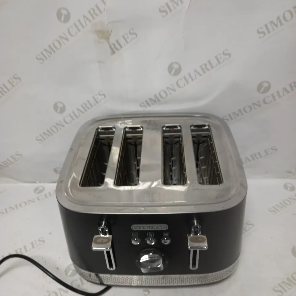 MORPHY RICHARDS 248022 ILLUMINATION STAINLESS STEEL 4 SLICE TOASTER