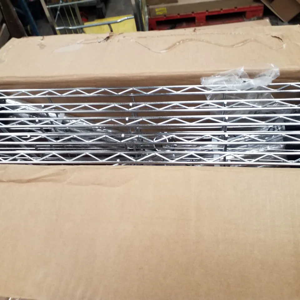BOXED 5 TIER WIRE SHELF SHELVING UNIT