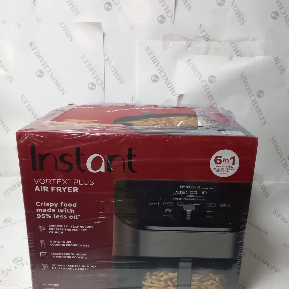 SEALED BOXED INSTANT VORTEX PLUS AIR FRYER 6 IN 1 