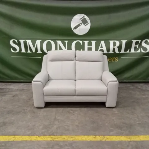 QUALITY DESIGNER ITALIAN MADE GIORGIA 2 SEATER LEATHER SOFA