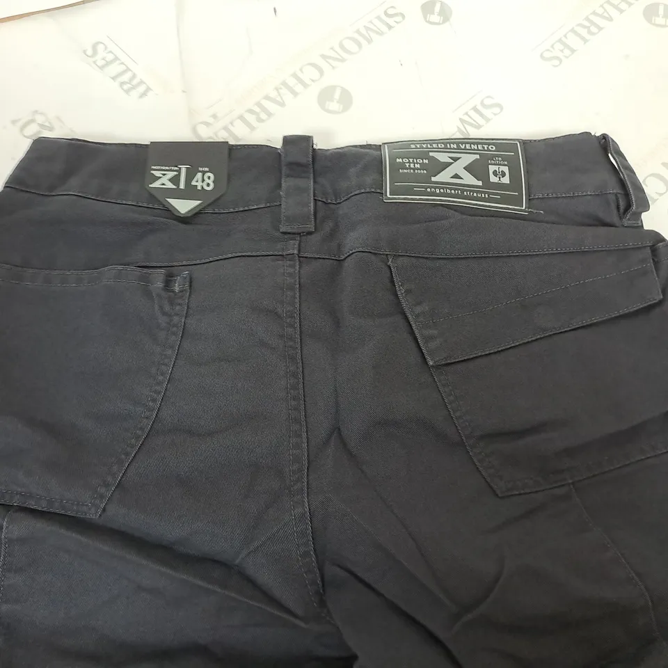 ENGELBERT STRAUSS MOTION TEN BLACK TROUSERS - 48