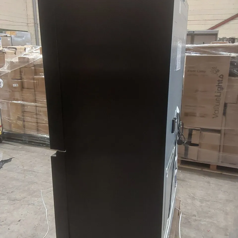HISENSE PUREFLAT FOUR DOOR FRIDGE FREEZER WITH ICE & WATER NON-PLUMBED RQ760N4SBFE - BLACK STEEL