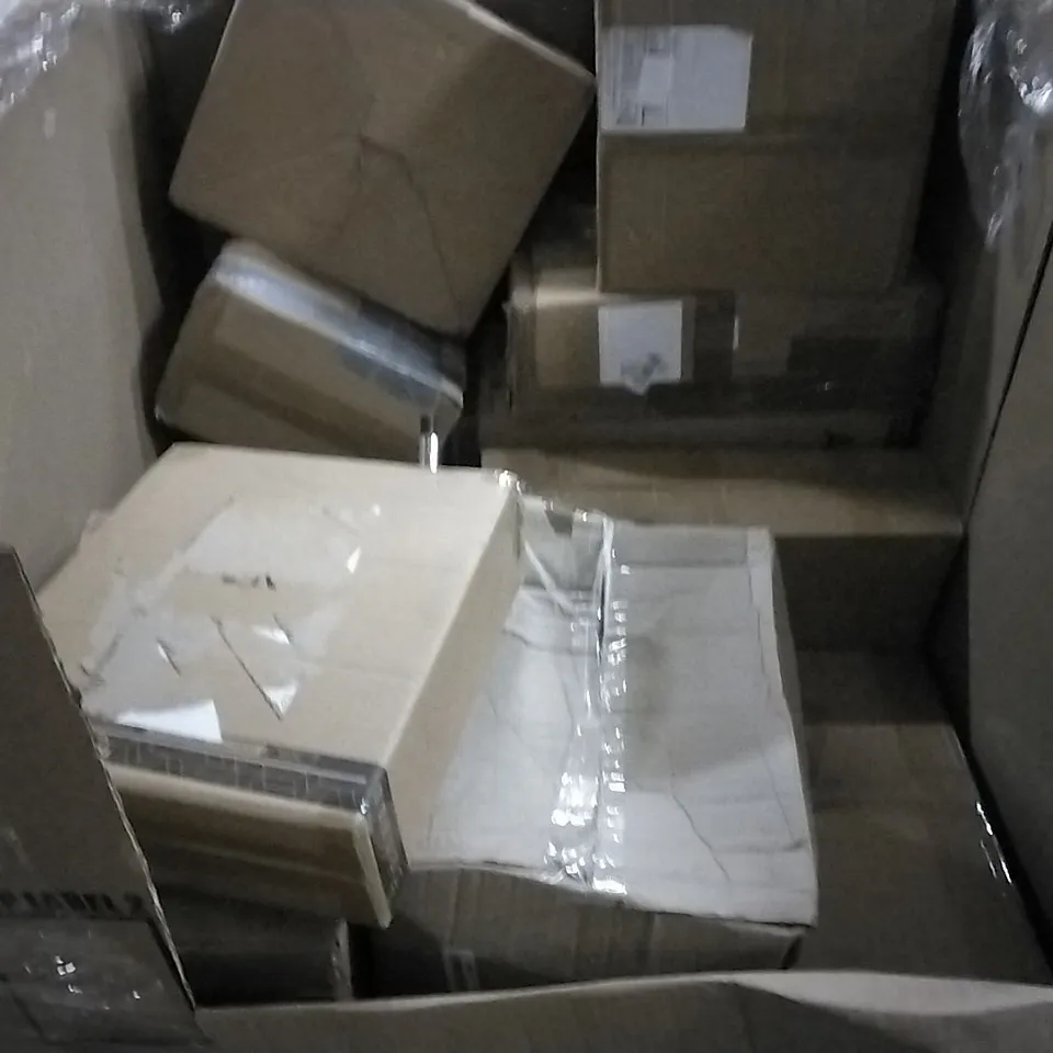 PALLET CONTAINING VARIOUS BOXED ASSORTED ITEMS TO INCLUDE: TROBOLO TRAVEL LOO, AIR FRYERS, OFFICE CHAIR ETC.