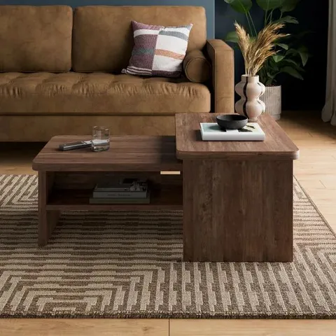 BOXED JACIE NEST OF TABLES - WALNUT EFFECT (1 BOX)