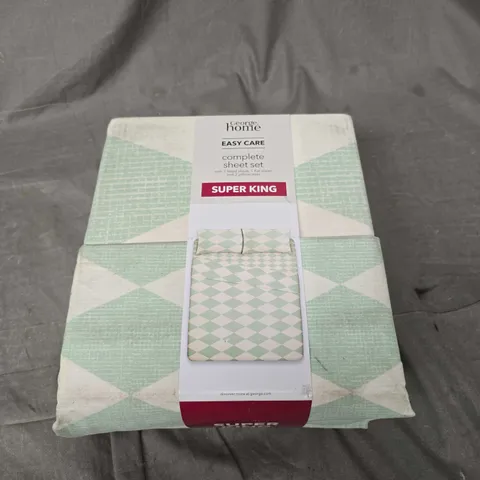EASY CARE COMPLETE SHEET SET - SUPER KING
