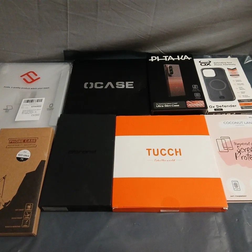 ASSORTED SMARTPHONE CASES & SCREEN PROTECTORS – MIXED BRANDS