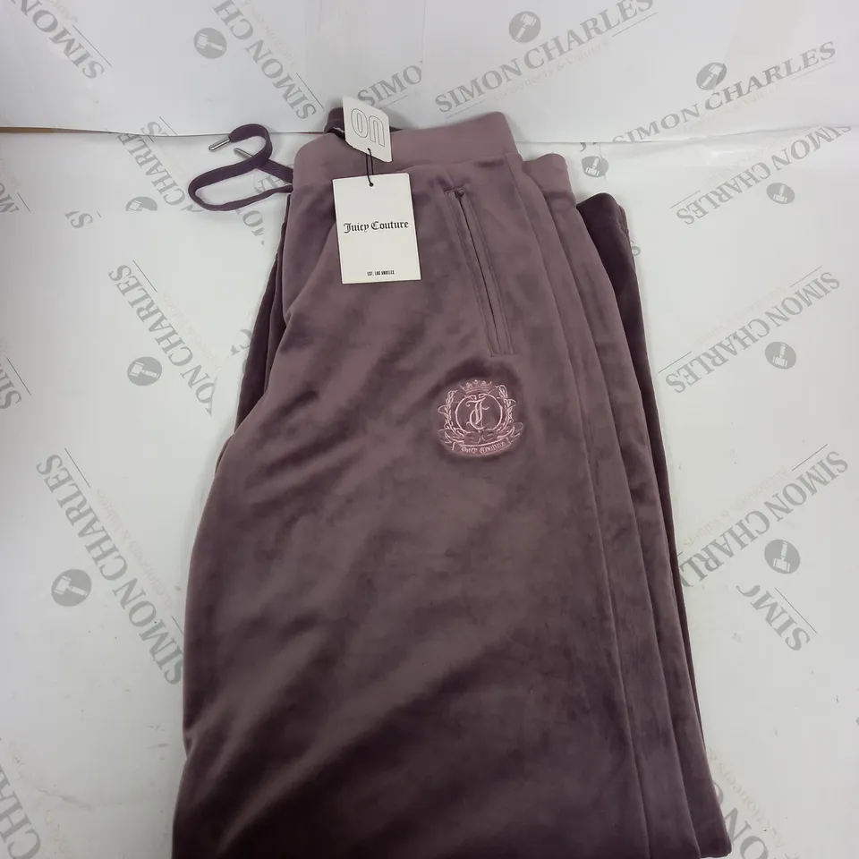 JUICY CONTOUR CELVET TRACKSUIT BOTTOMS SIZE M