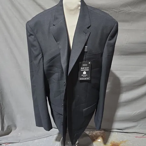 NEXT TAILORING WOOLMARK BLEND SUIT JACKET, REGULAR FIT, NAVY, MEN'S UK 44 (44L)