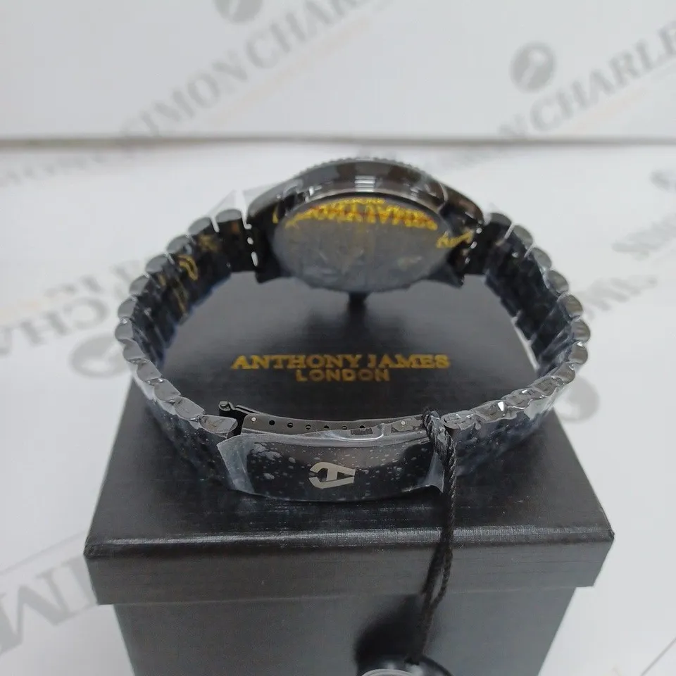 ANTHONY JAMES MENS WATCH CHRONO SPORTS - WATER RESISTANT 3ATM