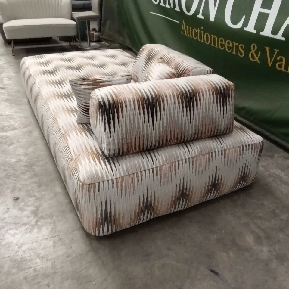 DESIGNER LARGE SOFA WITH MODULAR BACK TOP CUSHIONS