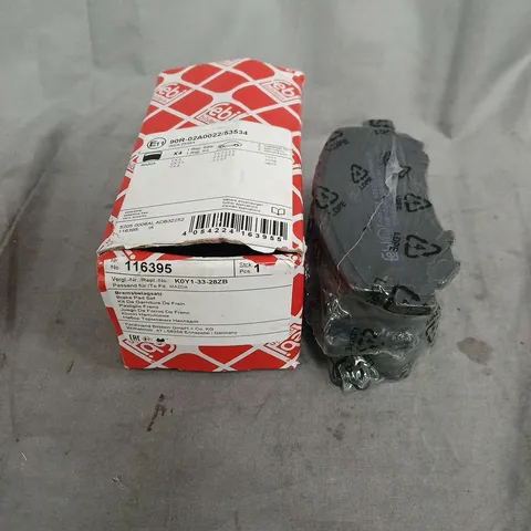 BOXED FEBI BILSTEIN MAZDA BRAKE PAD SET KOY1-33-28ZB