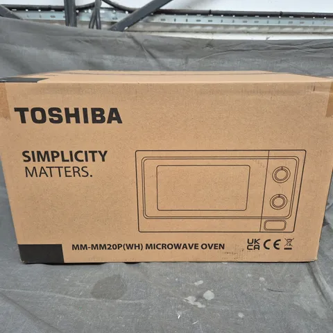 TOSHIBA MM-MM20P(WH) MICROWAVE OVEN – WHITE – BOXED