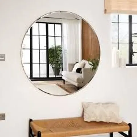 BOXED DUNELM APARTMENT MIRROR 115cm WOOD EFFECT (1 BOX)