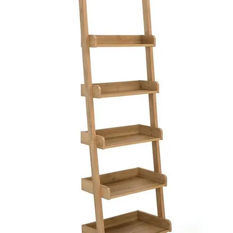 BOXED REBEL LADDER SHELF - OAK (1 BOX)