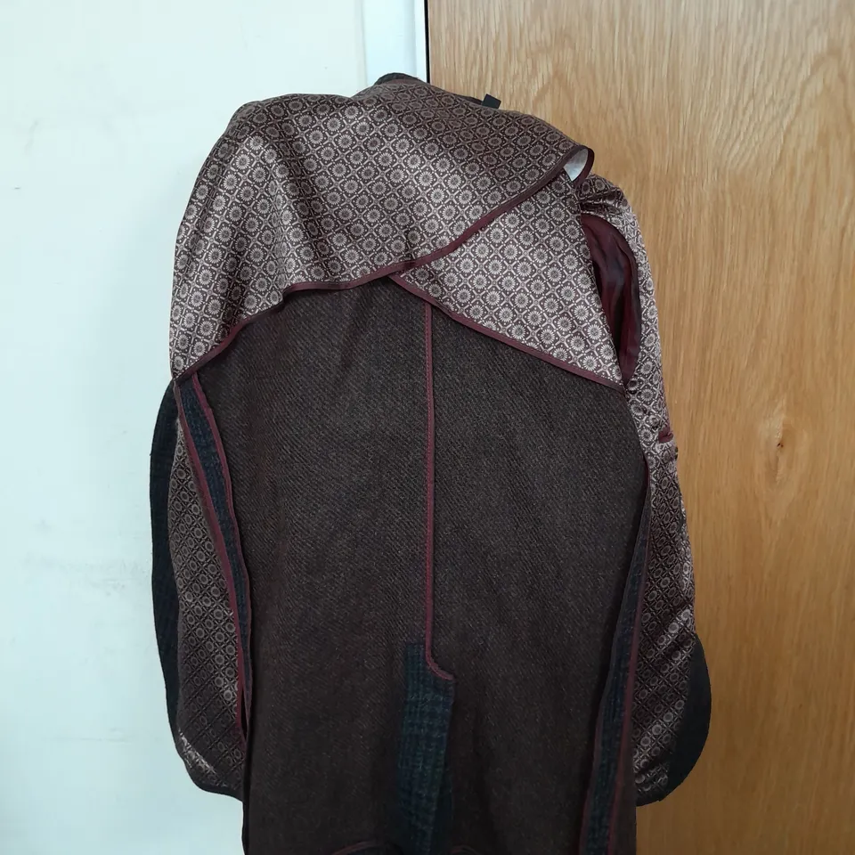 TED BAKER WOOL BLAZER JACKET IN DARK GREY SIZE S