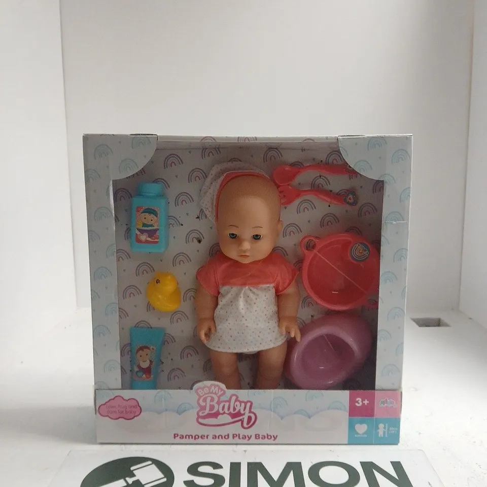 BE MY BABY PAMPER AND PLAY BABY DOLL – BOXED WITH ACCESSORIES