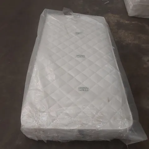 QUALITY BAGGED SINGLE 90cm AIRSPRUNG LUXURY QUILTED MEDIUM MATTRESS