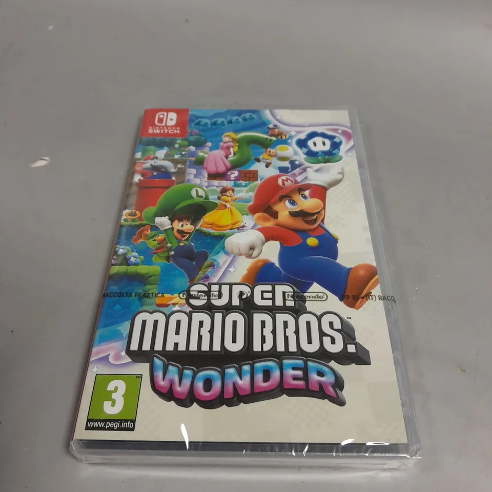 SEALED SUPER MARIO BROS WONDER FOR NINTENDO SWITCH 