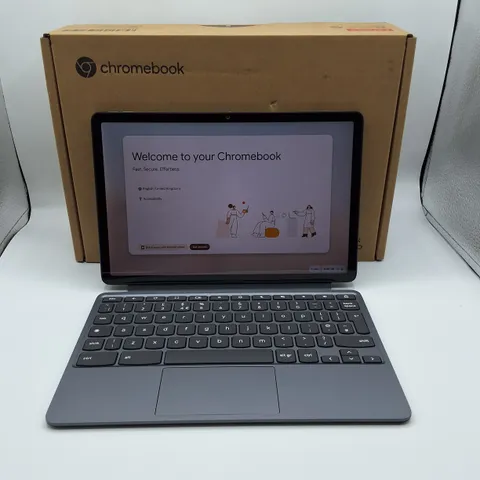 BOXED LENOVO CHROMEBOOK 8GB/128GB TABLET IN LUNA GREY - LNV CB DUET 11M889