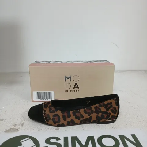 MODA IN PELLE LEOPARD PRINT FLATS – WOMEN'S SHOES SIZE EU 39