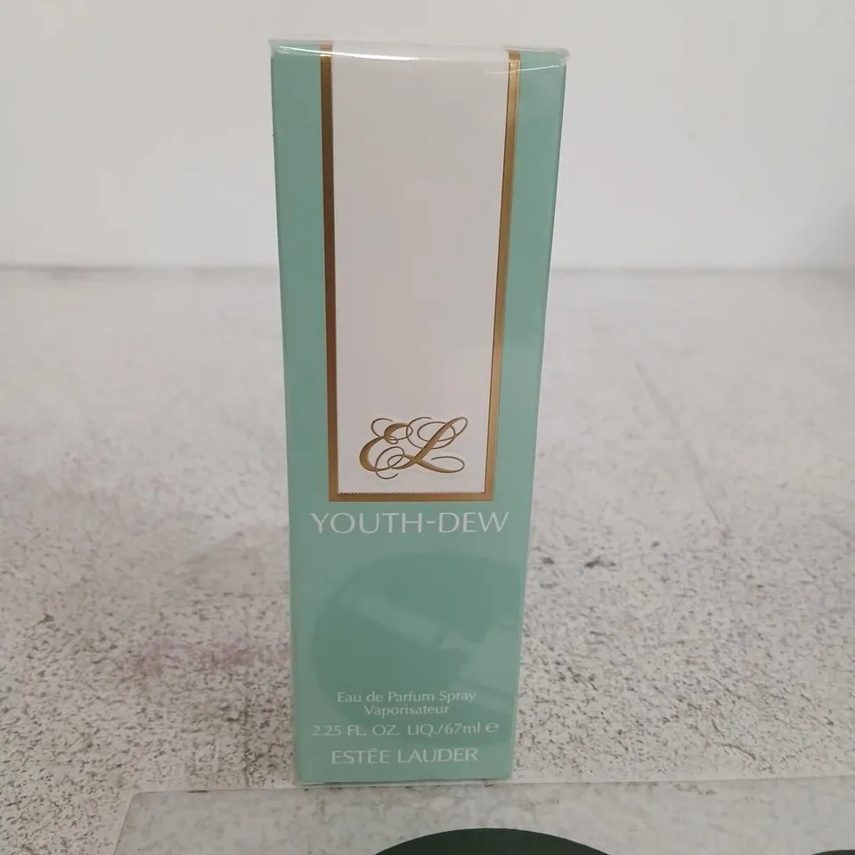 BOXED AND SEALED ESTEE LAUDER YOUTH-DEW EAU DE PARFUM 67ML