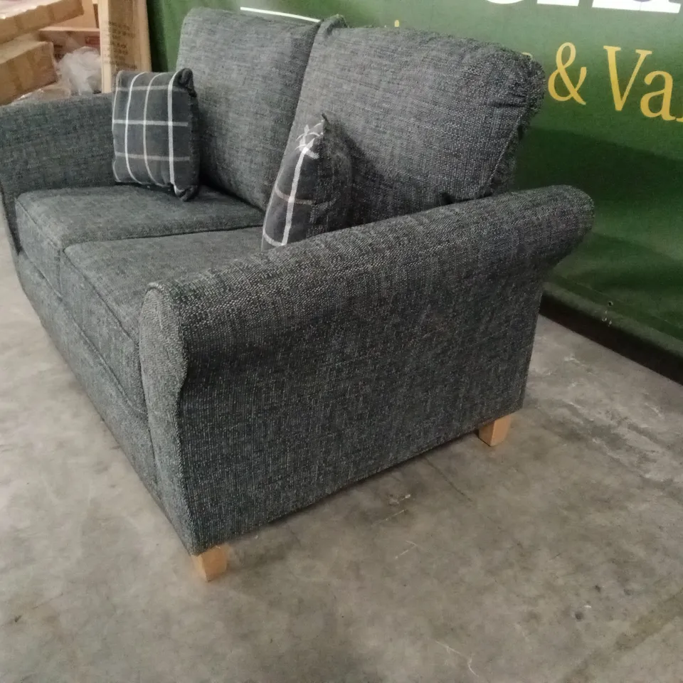 ALSOP 2 SEATER FABRIC SOFA - CHARCOAL RRP £779