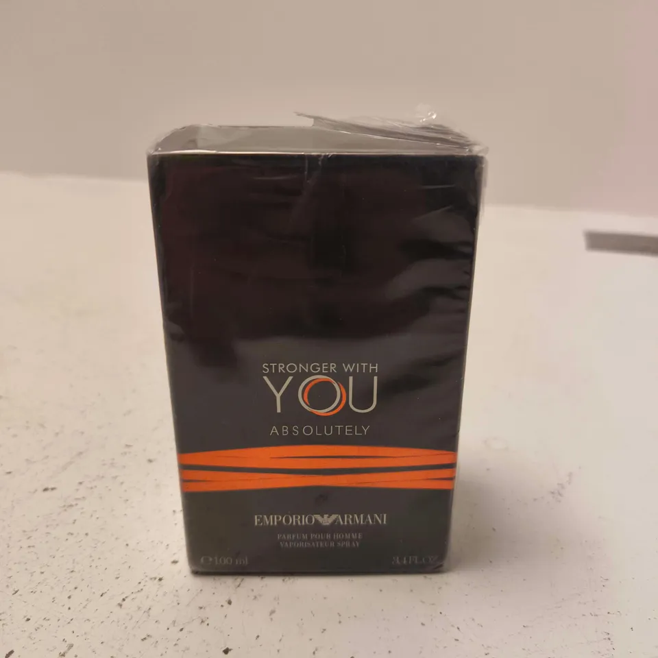 BOXED EMPORIO ARMANI STRONGER WITH YOU ABSOLUTELY PARFUM POUR HOMME 100ML