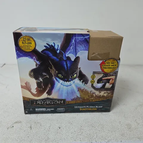 HOW TO TRAIN YOUR DRAGON TOOTHLESS ULTIMATE PLASMA BLAST TOY – BOXED (4+)