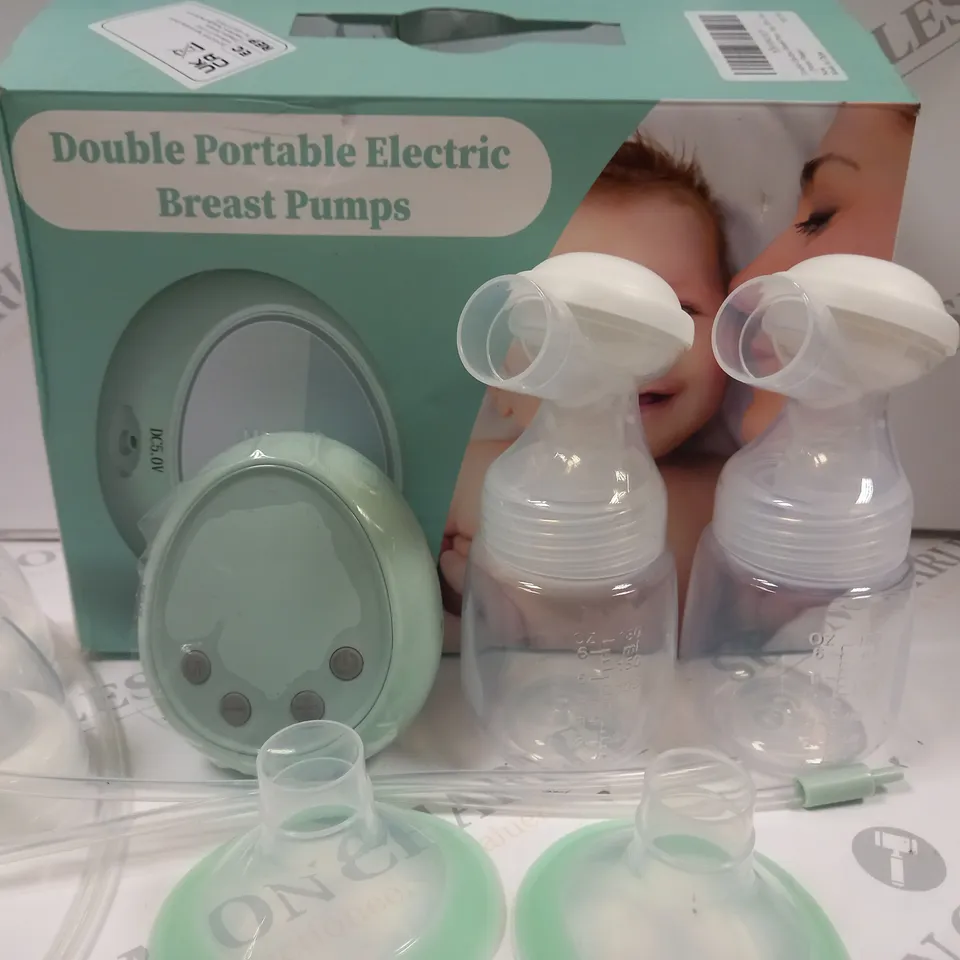 BOXED DOUBLE PORTABLE ELECTRIC BREAST PUMPS 