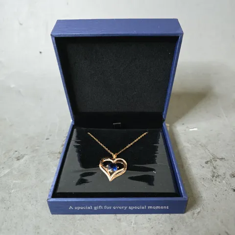 BOXED EC HEART PENDENT NECKLACE 
