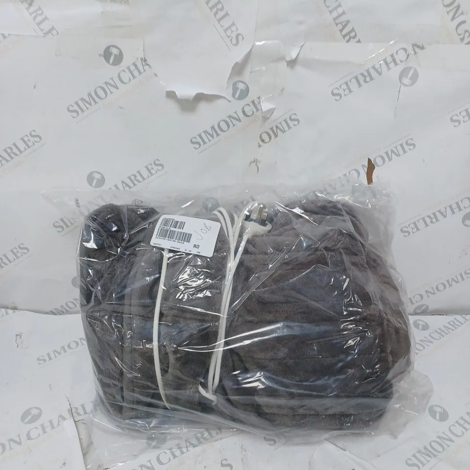 COZEE HOME VELVETSOFT HEATED THROW IN GREY