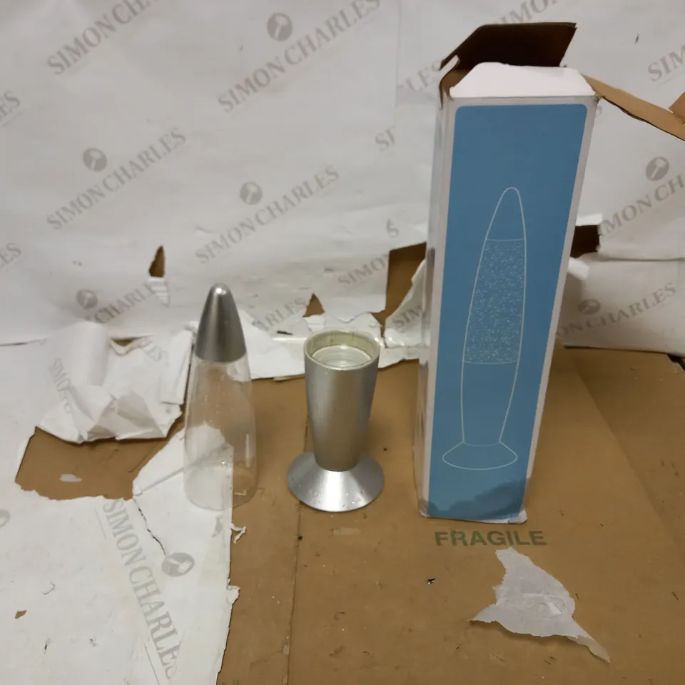 JOHN LEWIS COLOUR CHANGING LED GLITTER LAMP 