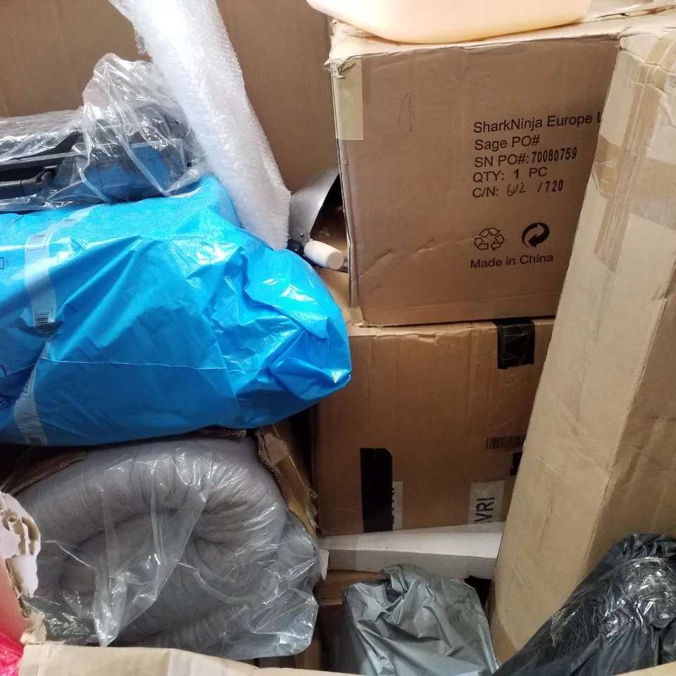PALLET CONTAINING ASSORTED PRODUCTS INCLUDING DESK CHAIR, PET MAT, FOLDING TRAY TABLE, MULTIFUNCTIONAL BABY BOOSTER & WATERPROOF BATHROOM CABINET 