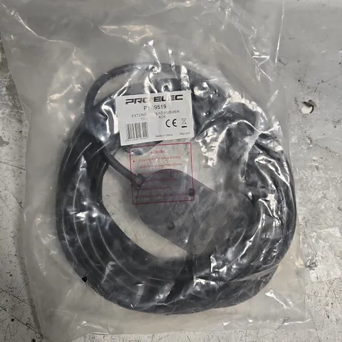SEALED PRO ELEC 10M EXTENSION LEAD IN BLACK 
