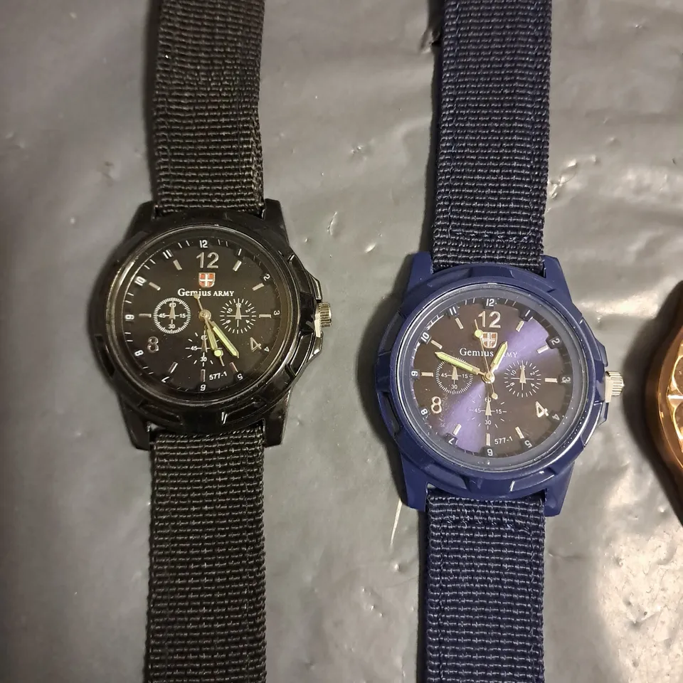 LOT OF 6 ASSORTED FASHION WATCHES